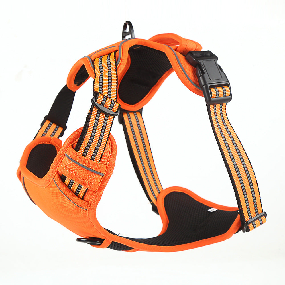 Dog No Pull Breathable Reflective Pet Harness Vest