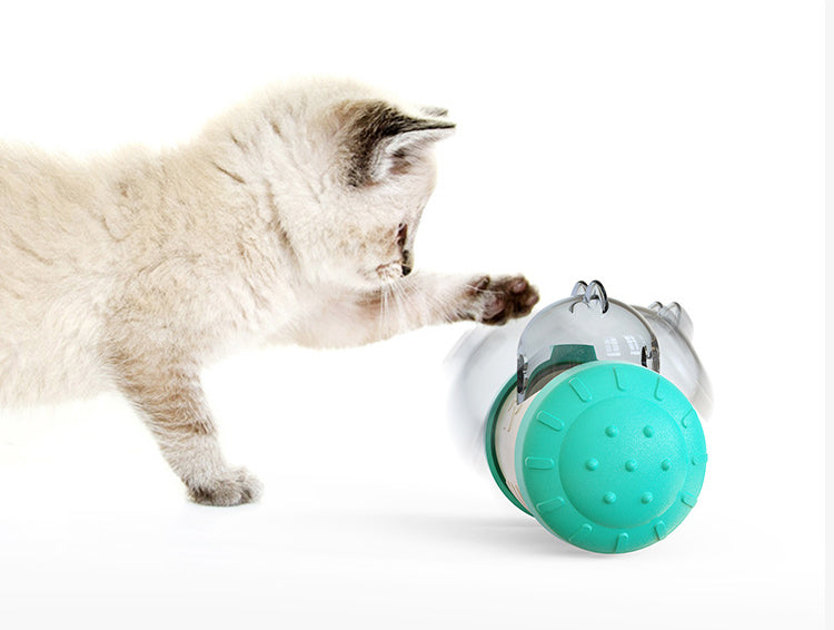 Pet Tumbler Teasing Cat Swinging Leaking Ball Toy