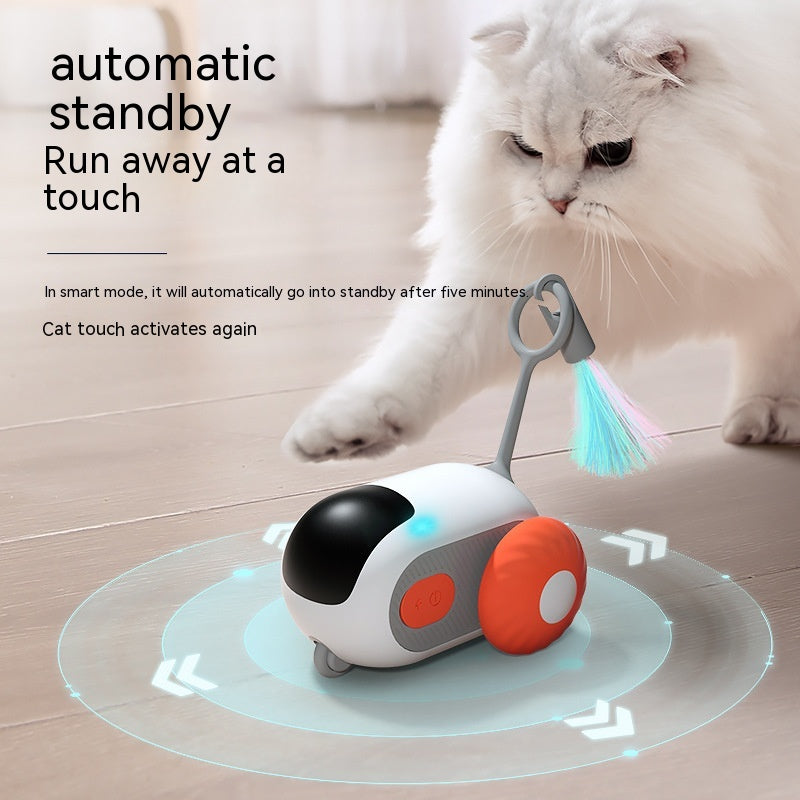 Automatic Self-moving Smart Car Interactive Cat Toy