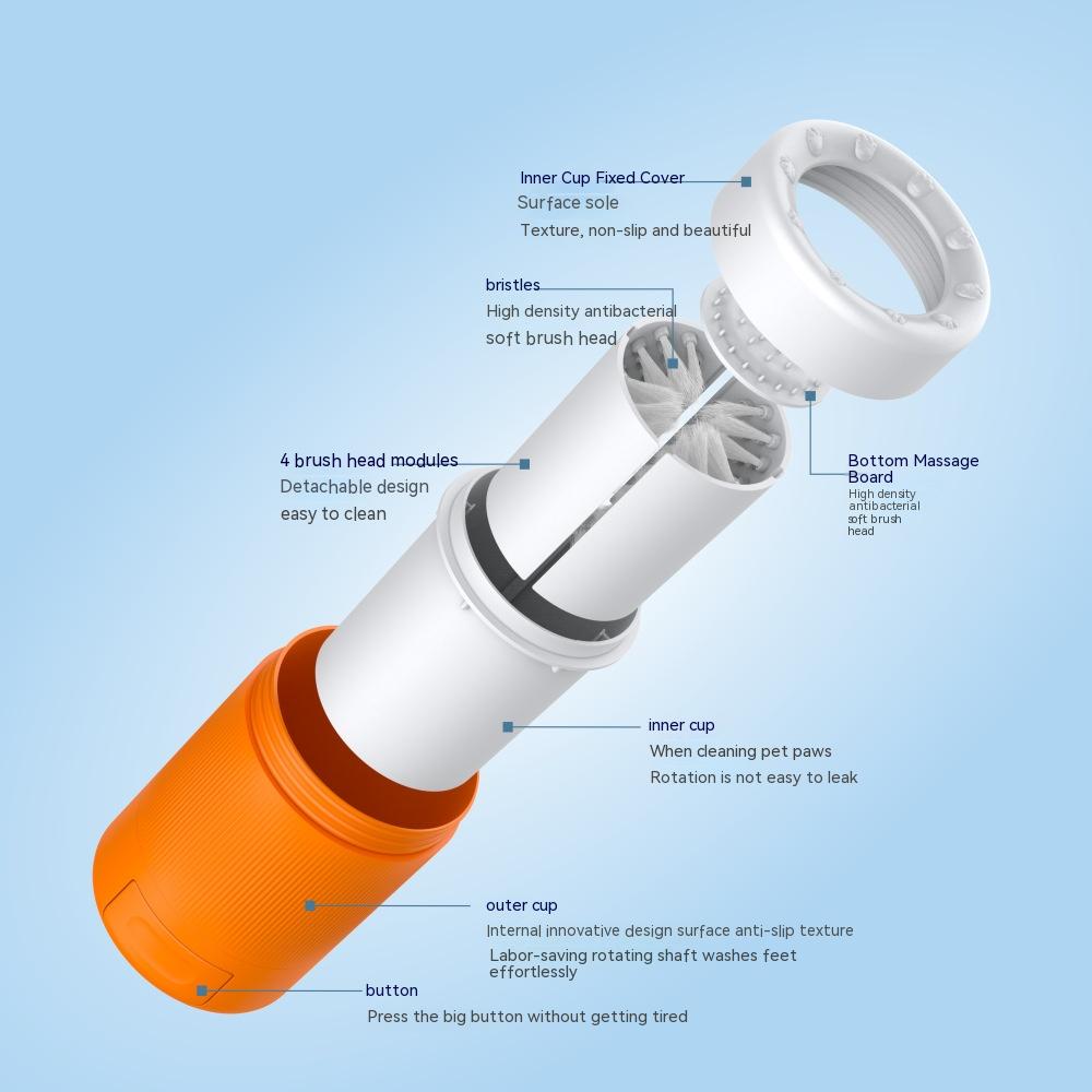 Pet Semi-automatic Foot Washing Cup Cleaning