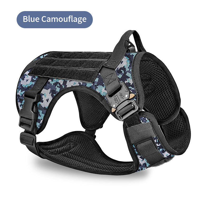 Large Pet Tactical Camouflage Close Traction Harness